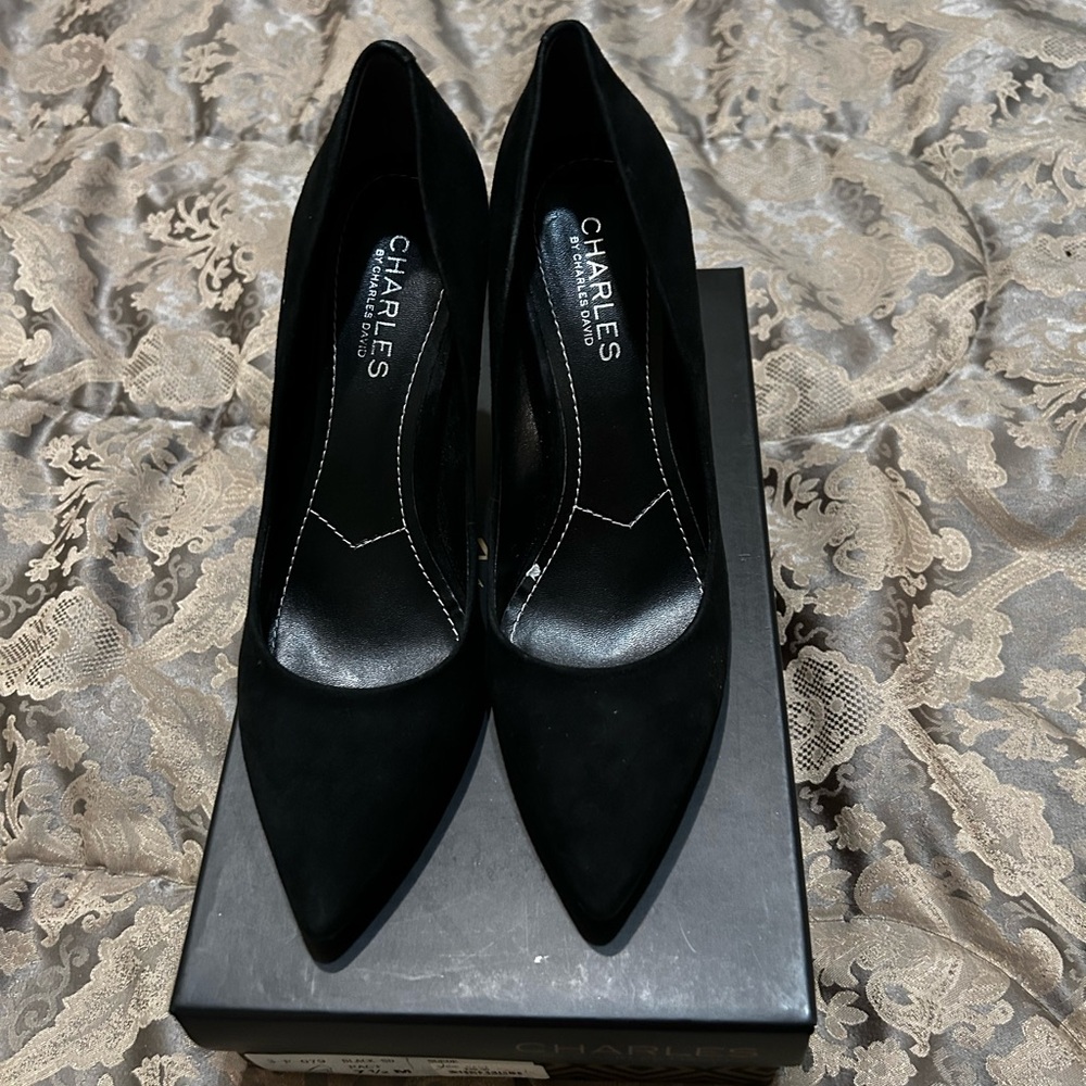 Charlies Classic Black Heels